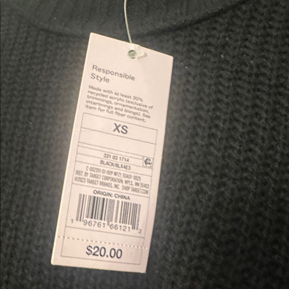👓Wild Fable Black Knit Pullover👓 - Picture 3 of 5